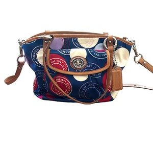 COPY - COACH Leah Polka Dot Leather Shoulder/Handbag or Crossbody